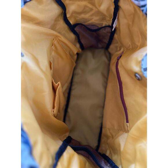 Kavu Poser Yoga Tote Black & White Tribal Print Design - Picture 5 of 7